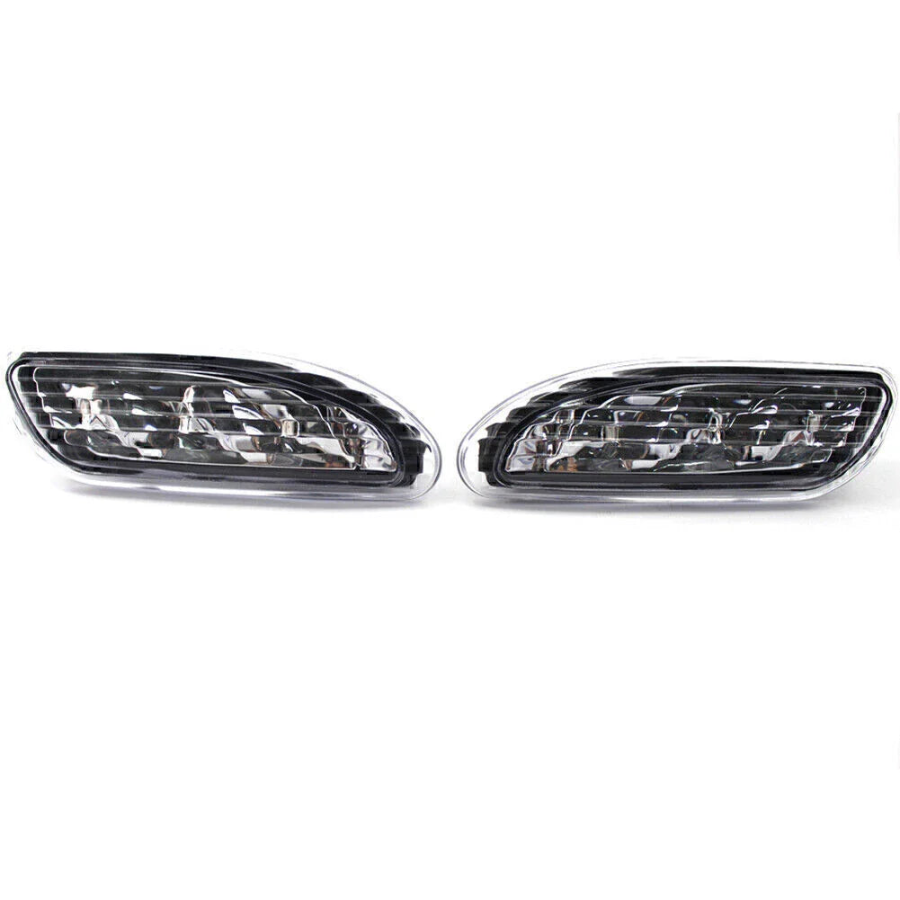 Clear Front LED Light Bar Side Marker for Mercedes W203 C Class (2001-2007)