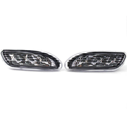 Clear Front LED Light Bar Side Marker for Mercedes W203 C Class (2001-2007)