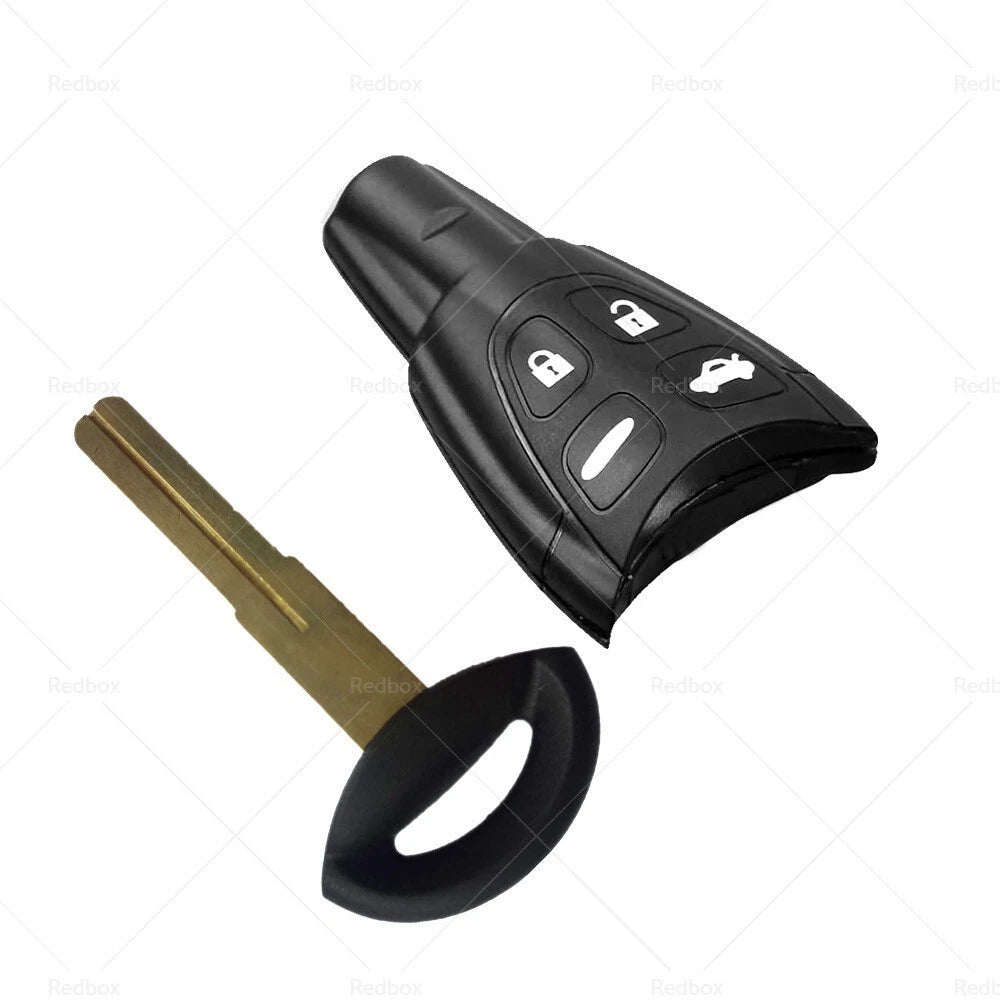 4 Button Remote Key Shell Case for SAAB 93 95 9-3 9-5 (2003-2011)