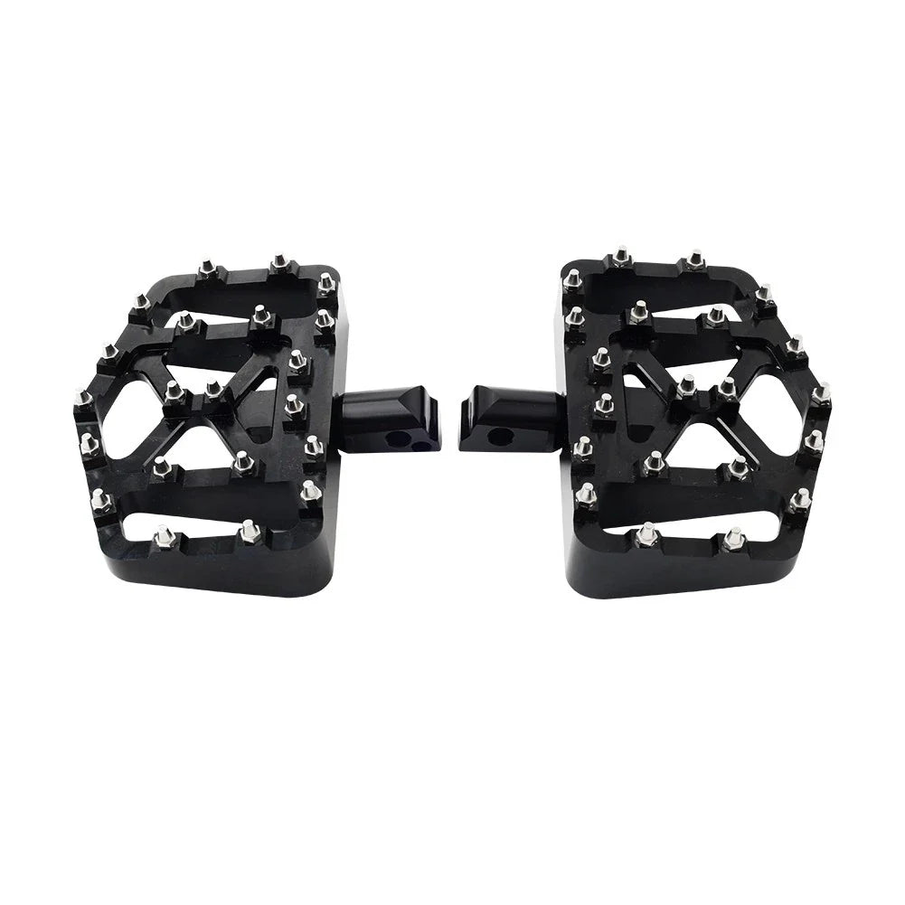 Black Rear FootPeg Passenger Pedal for Harley FXBB FXLR FXLRS FXLRST FXST FLSB (2018-2023)