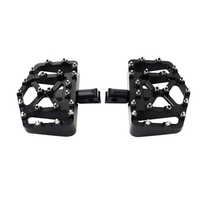 Black Rear FootPeg Passenger Pedal for Harley FXBB FXLR FXLRS FXLRST FXST FLSB (2018-2023)