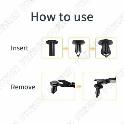 8mm ATV Fairing Fastener Push Clips 100x for Polaris Sportsman 550 850 XP Ranger