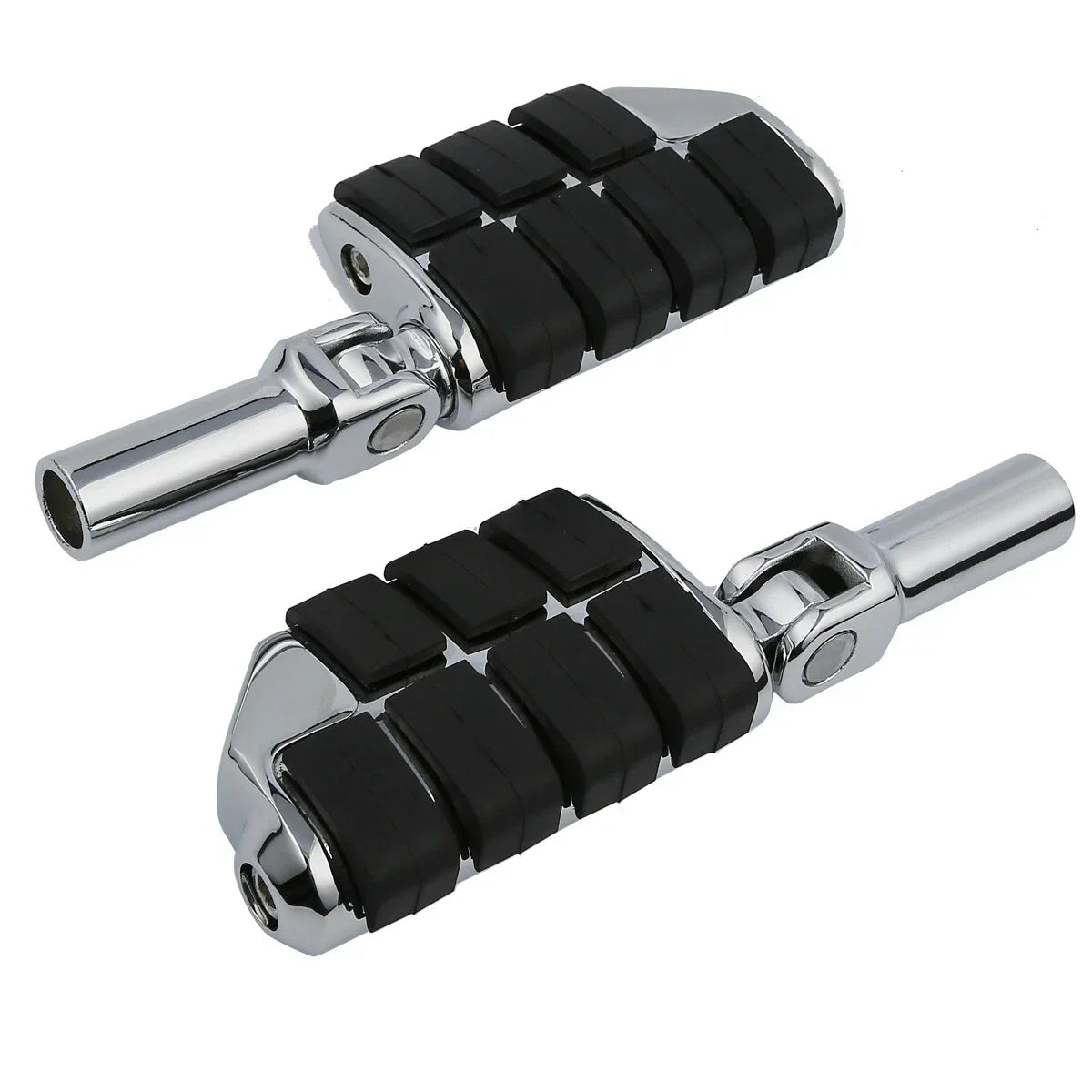 Chrome Rear Passenger Foot Pegs for Harley Softail Slim (2012-2017)
