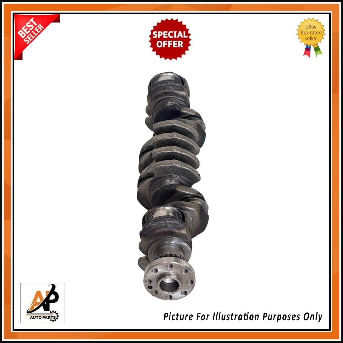 Forged Crankshaft Heavy Duty Replacement for BMW X5 30d 40d 50d (2010–2018)