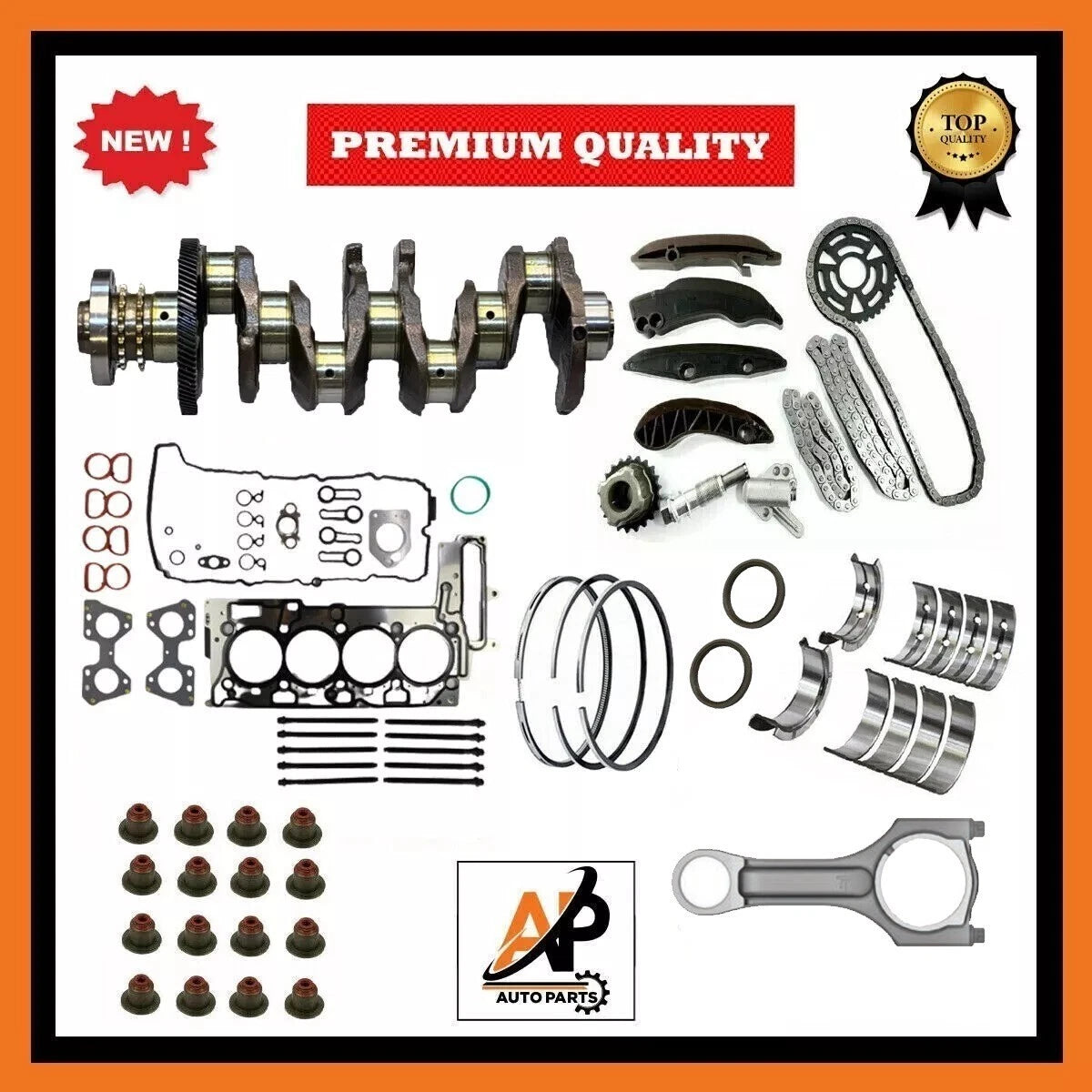 Crankshaft Gear Rebuild Parts Kit for BMW 2.0 N47 (2007–2018)