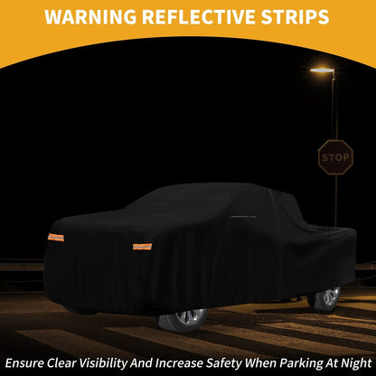 Waterproof All Weather Car Cover for Dodge Ram (2010-2023) - Black 210D-PU