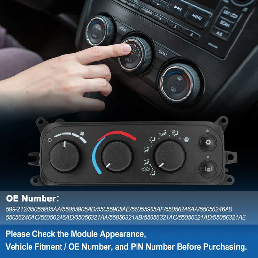 A/C Heater Climate Control Module for Dodge Ram 1500 2500 3500 (2002-2005)