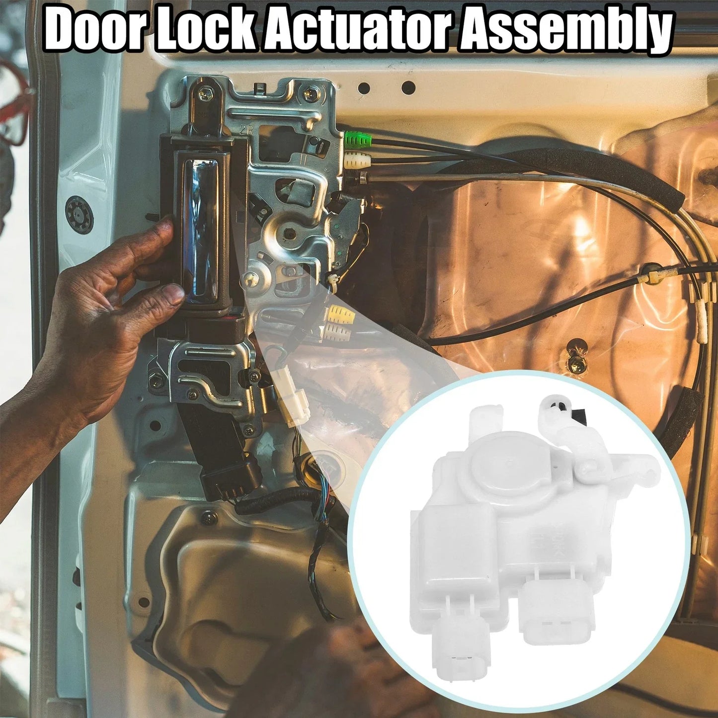 Right Door Latch Lock Actuator for Honda Odyssey (2018-2023) - 1 x White