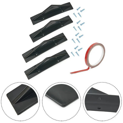4 x Rear Bumper Diffuser Lip Splitter Fin Trim Cap for Chrysler 300 (2005–2023)