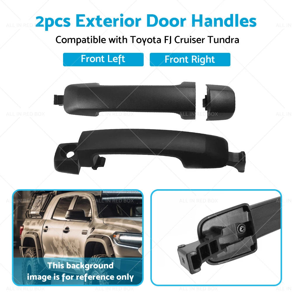 Black Exterior Door Handles for Toyota FJ Cruiser (2007-2014)