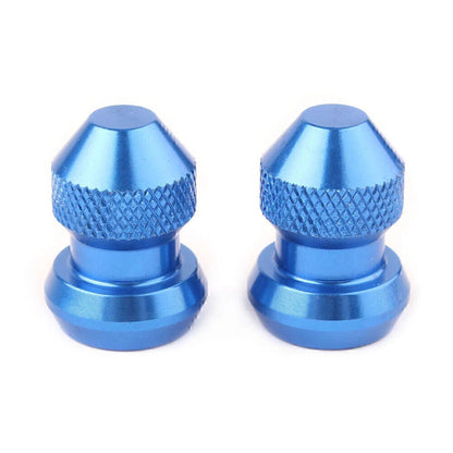 Blue Universal Tyre Air Valve Caps for Car Truck Motorcycle Bike