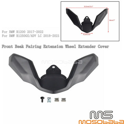 Beak Extension Front Fender for 2017-2022 BMW R1200 R1250GS ADV