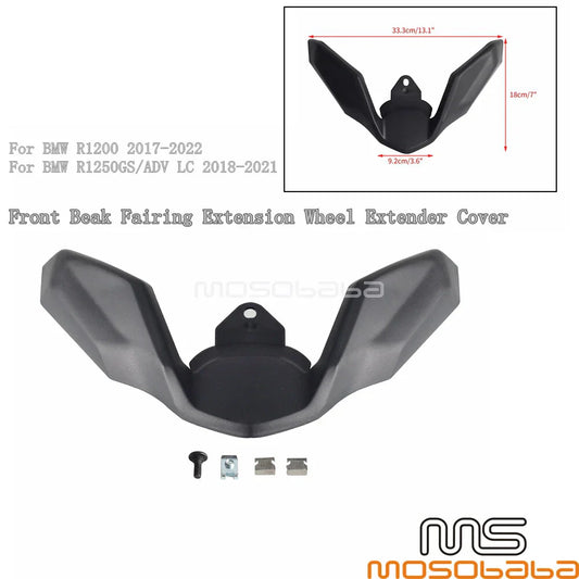 Beak Extension Front Fender for 2017-2022 BMW R1200 R1250GS ADV
