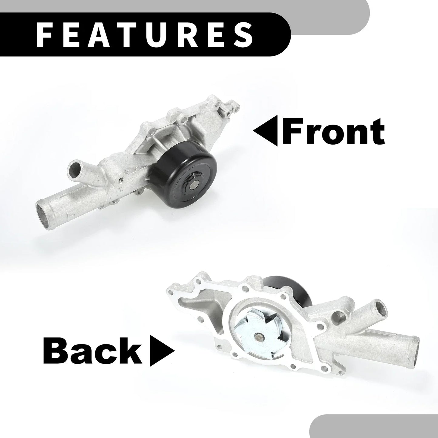 Water Pump with Gasket for Mercedes-Benz C-Class (2007-2008)