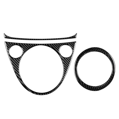 Carbon Fiber Gear Shift Panel Cover Trim for Fiat 500 (2012-2015)