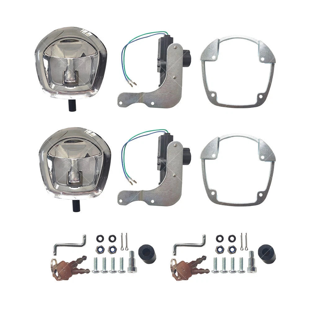 Power Operated Recessed Whale Tail T Lock Handle for Trailer Tool Box