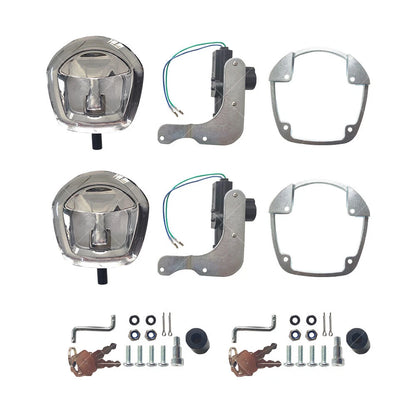 Power Operated Recessed Whale Tail T Lock Handle for Trailer Tool Box