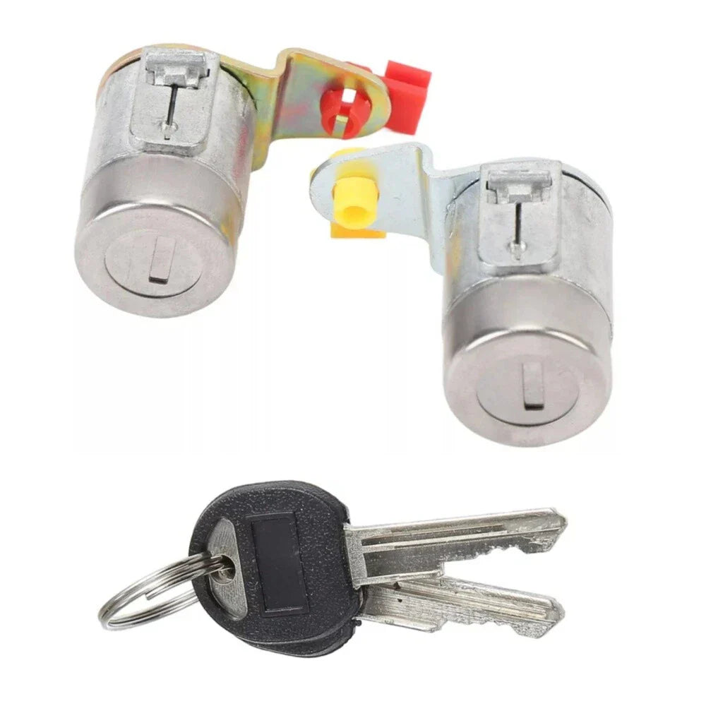 Door Lock Cylinder Set w/ Keys for Chevrolet C/K Suburban Blazer Yukon (1988-1999)