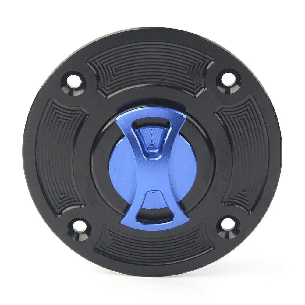 Blue Fuel Gas Tank Cap Cover for Suzuki TL1000S GS500 GSXR600 GSXR750 GSXR1000