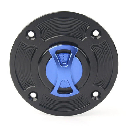 Blue Fuel Gas Tank Cap Cover for Suzuki TL1000S GS500 GSXR600 GSXR750 GSXR1000