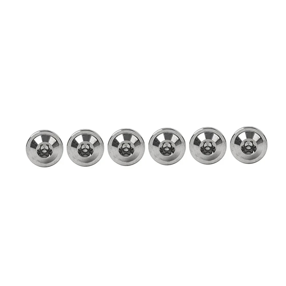 6 x Titanium Alloy M6x10mm Torx Head Bolts for Bike Motorcycle