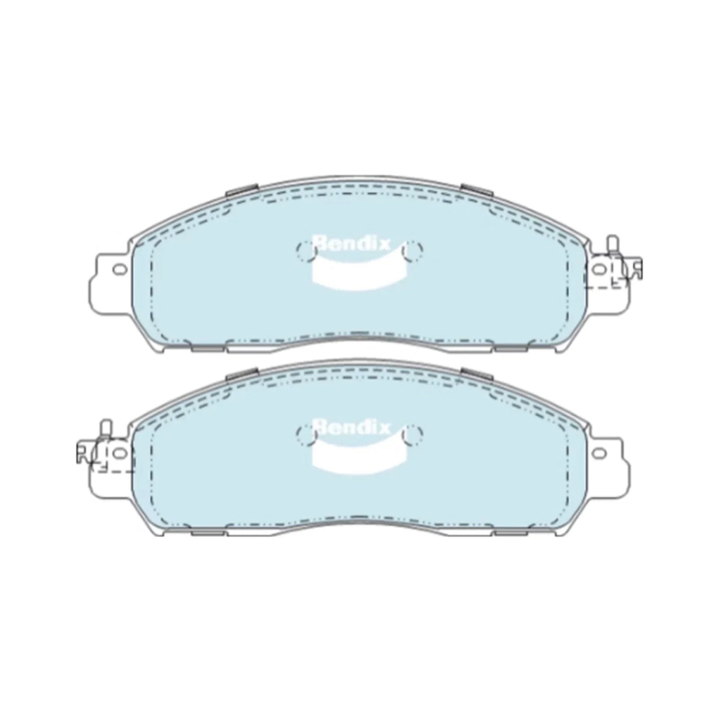 HD Front Disc Brake Pads Set for Nissan Navara D23 NP300 2.3L 2.5L 15~20