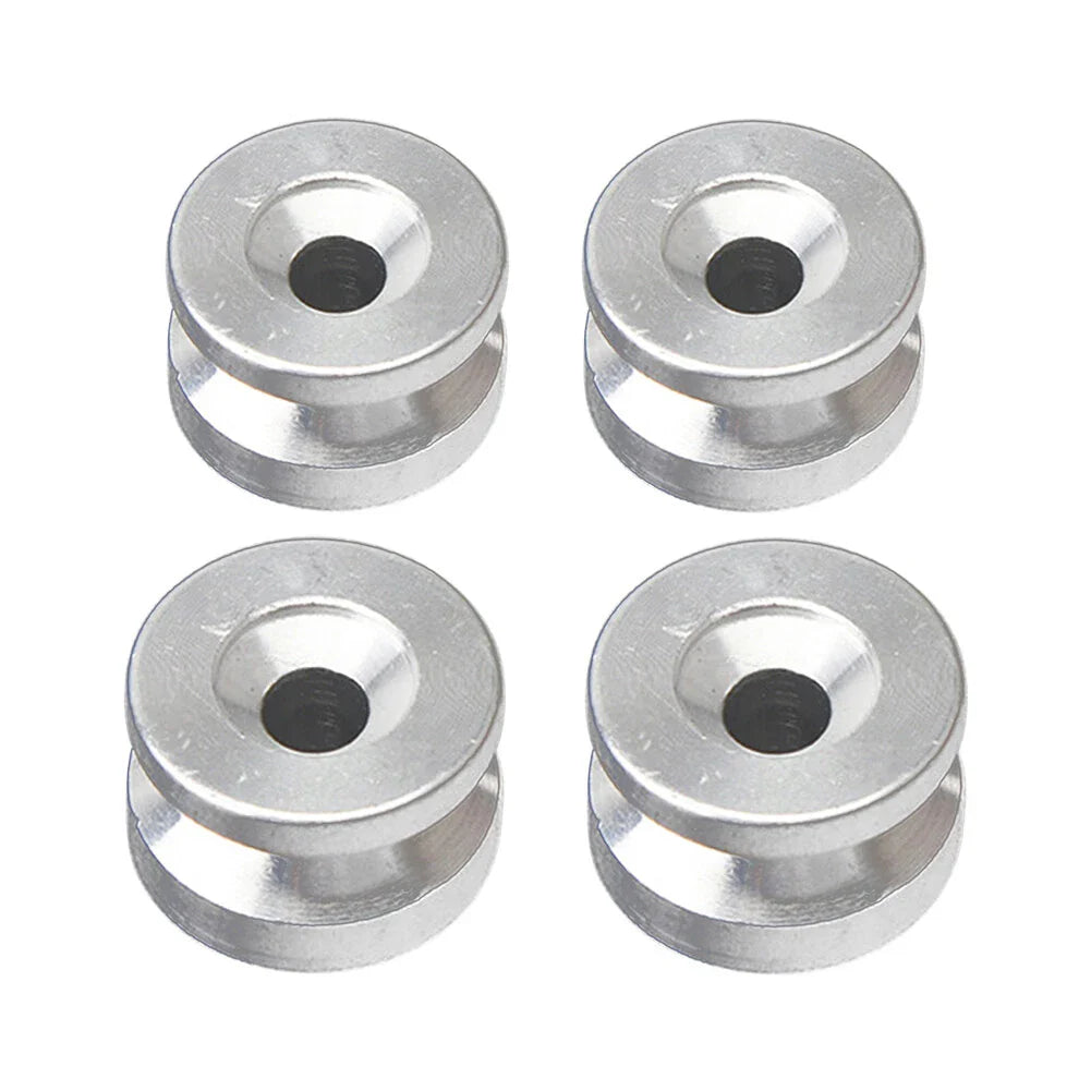 Trunk Base Plate Pad Bracket Bushing Spacer for Motorcycle Silver