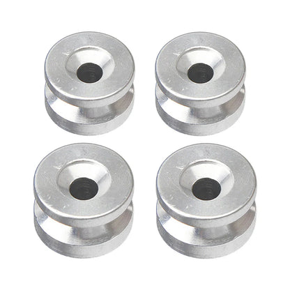 Trunk Base Plate Pad Bracket Bushing Spacer for Motorcycle Silver