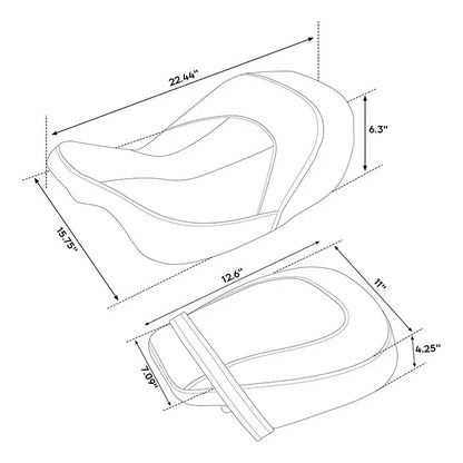Driver Seat Fit For Harley Street Glide Electra Glide (2009-2023)