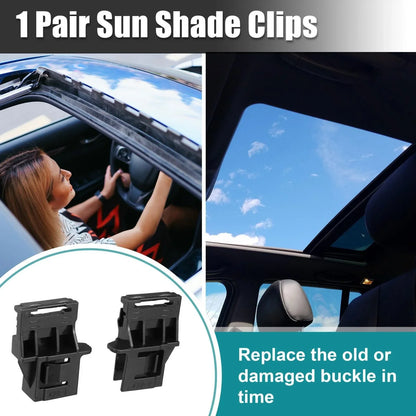 Sunroof Sun Visor Clips for Honda CR-V (2017-2021) - 2 x Fixed Buckle Shades