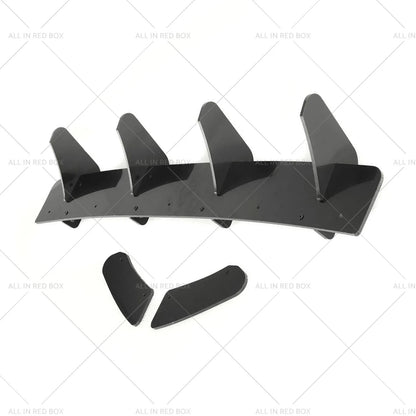 4 Fins Rear Bumper Diffuser Lip Spoiler for VW Golf MK7 GTI (2013-2019)