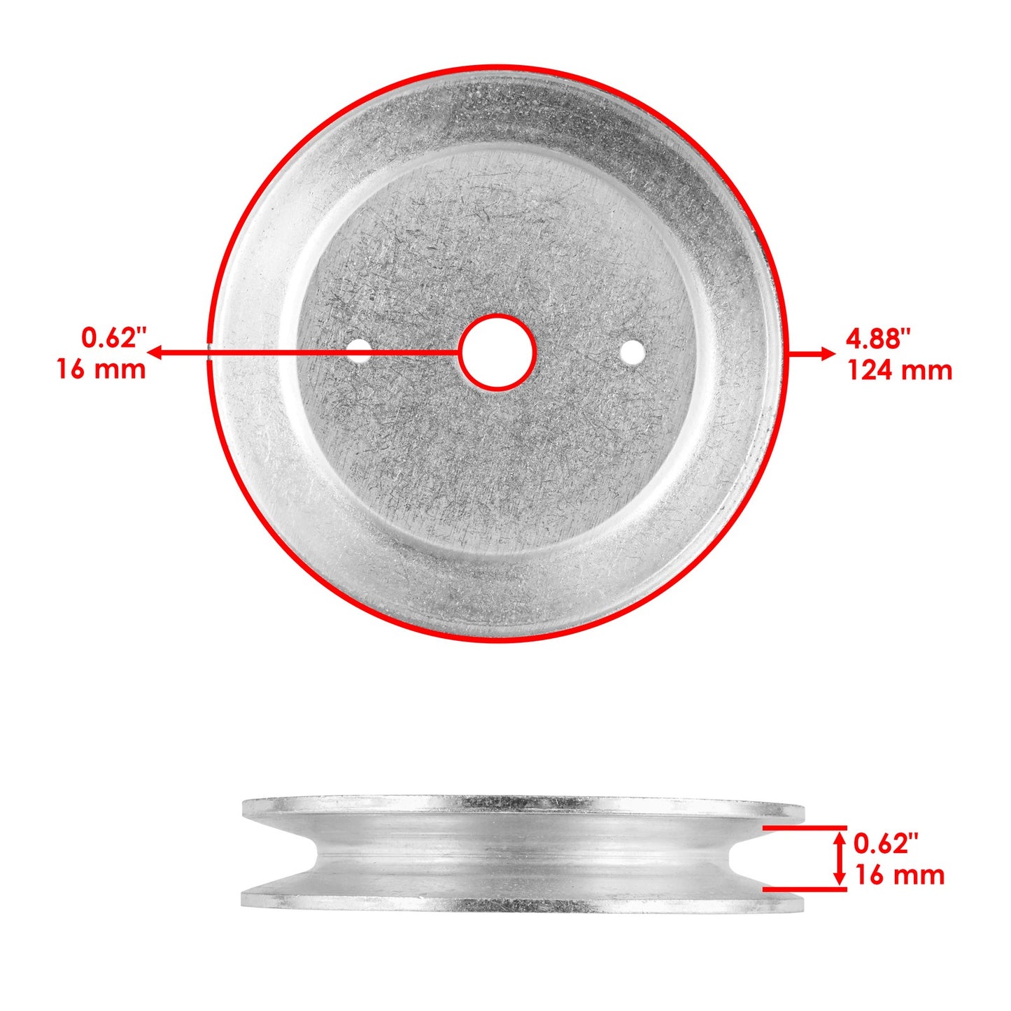 Deck Spindle Assembly and Pulley Replacement for Poulan 20VA48 (2000–2000)