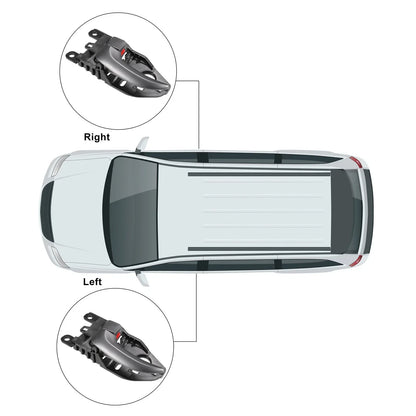 2 x Left Right Interior Door Handles for Hyundai Elantra (2011-2016)