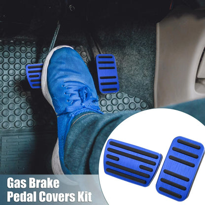 Gas Brake Pedal Cover Kit for Honda Civic (2016-2021) - Blue