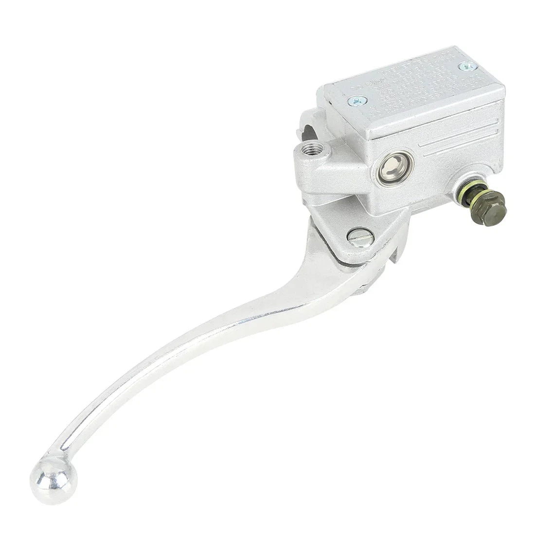 Silver Tone Motorcycle Brake Master Cylinder Pump Lever for Honda CBT125