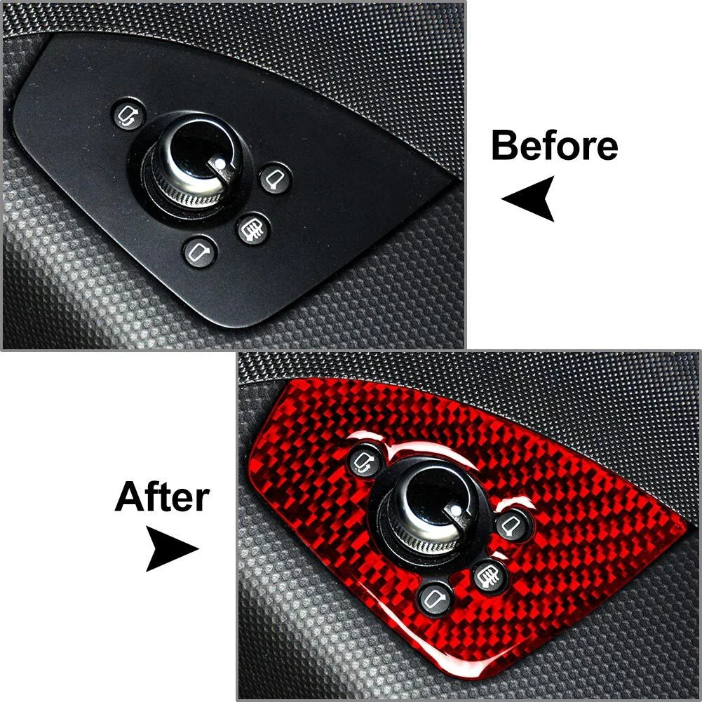 RHD Interior Door Lock Button Cover Trim for Audi TT TTS TTRS (2008-2014)