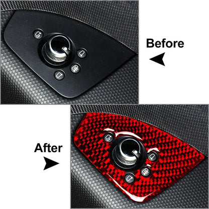 RHD Interior Door Lock Button Cover Trim for Audi TT TTS TTRS (2008-2014)