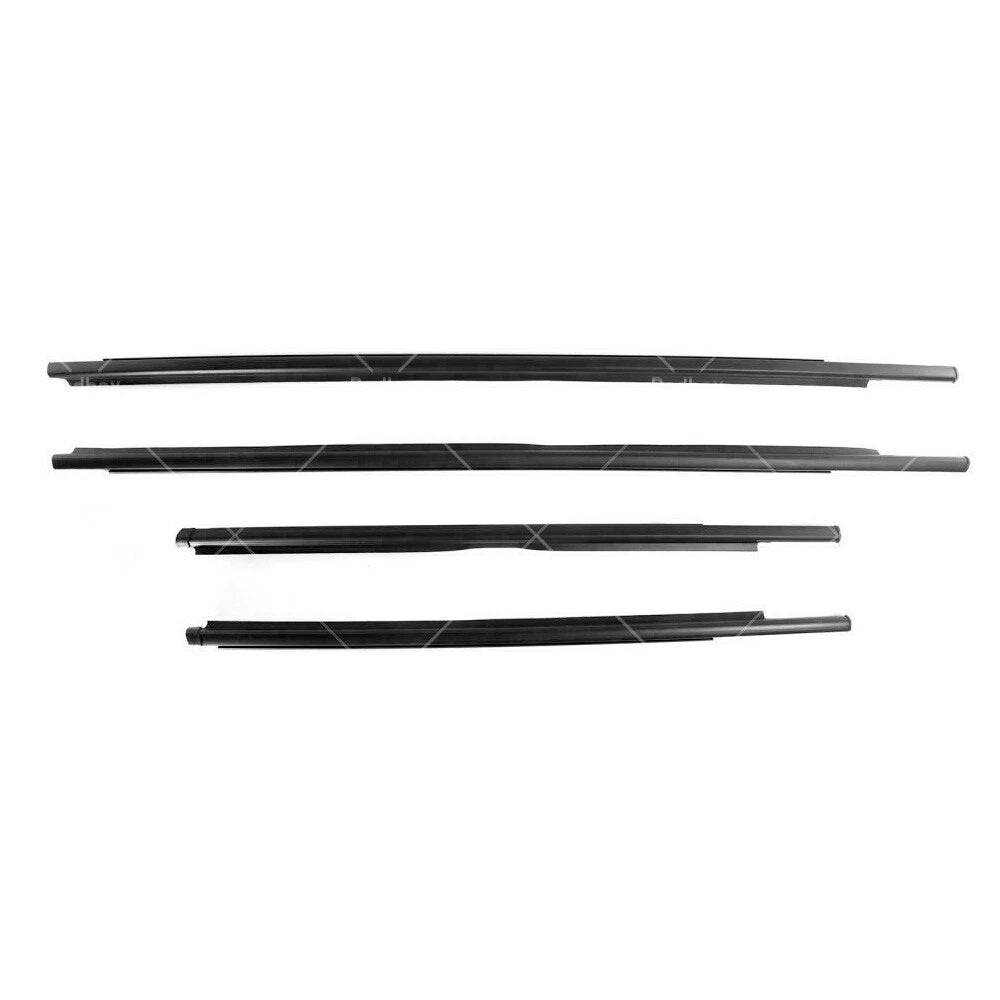 4 x Window Glass Seal Weatherstrip for Toyota Yaris Hatchback (2007-2016)
