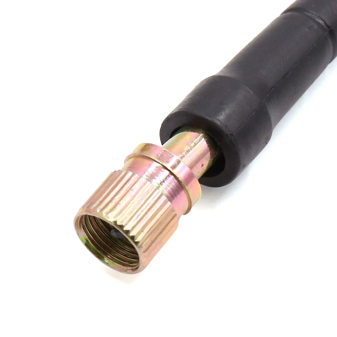 Black Rubber Coated Motorcycle Drum Brake Speedometer Cable for Honda CM125