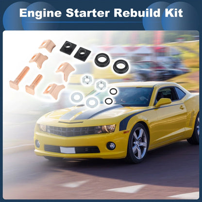 Engine Starter Rebuild Kit for Dodge B150 Base (1991-1994) Gold Tone