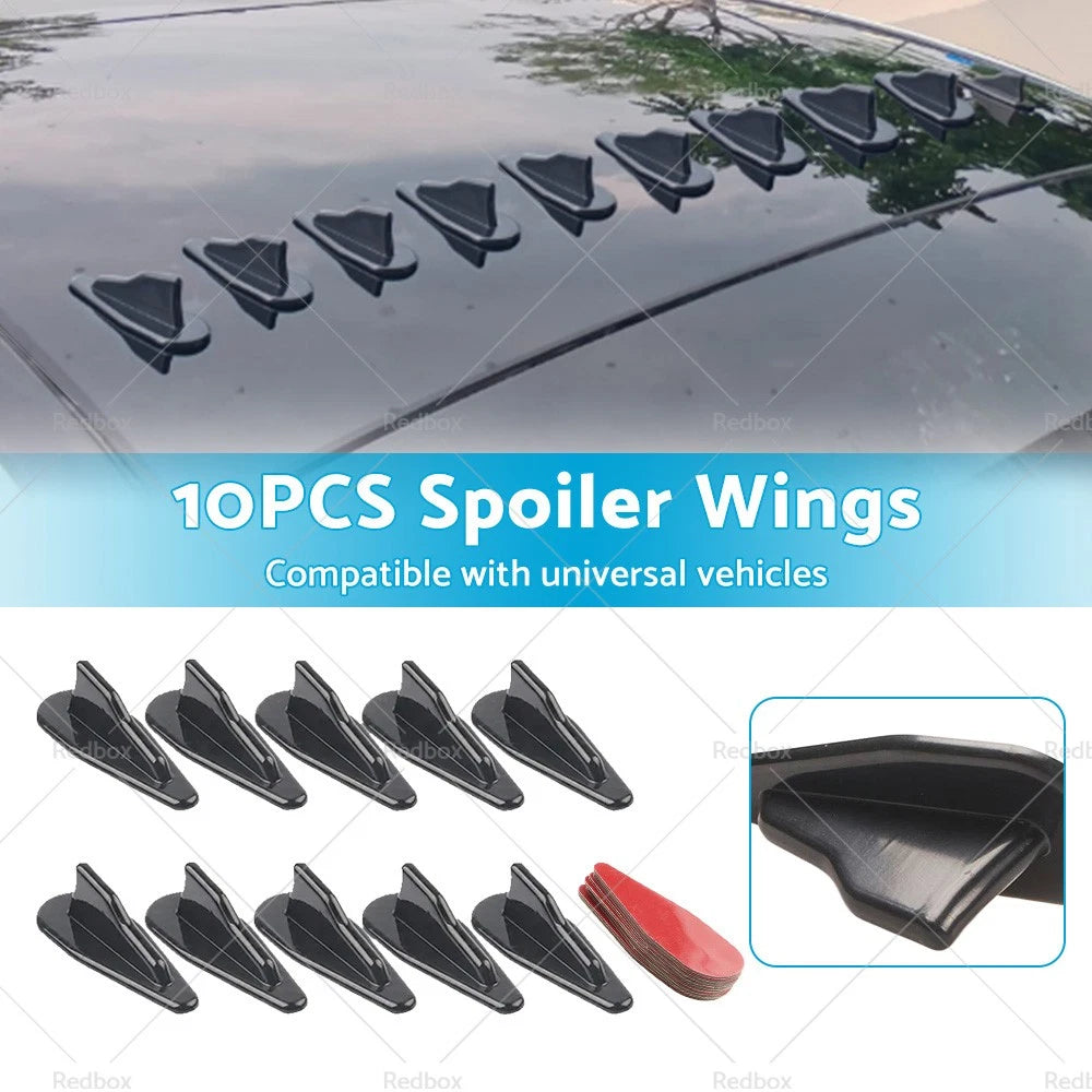 10 x Spoiler Roof Wing Air Vortex Generators for Car (Various Years)