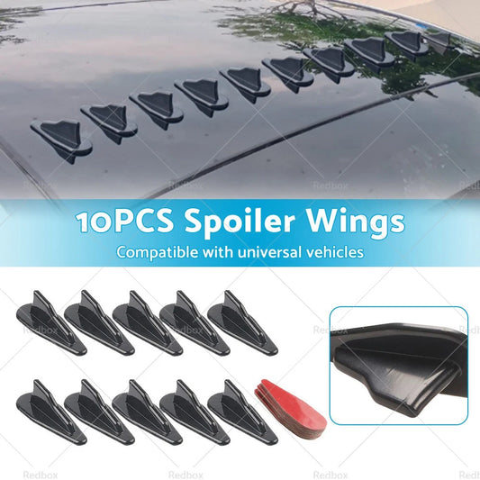 10 x Spoiler Roof Wing Air Vortex Generators for Car (Various Years)