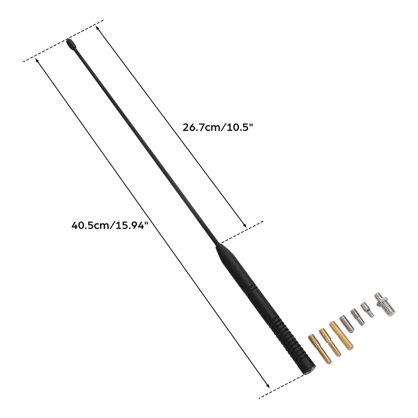 Antenna Kit for Harley Touring, Tri, Road King, Street, Electra Glide (1986-2023)