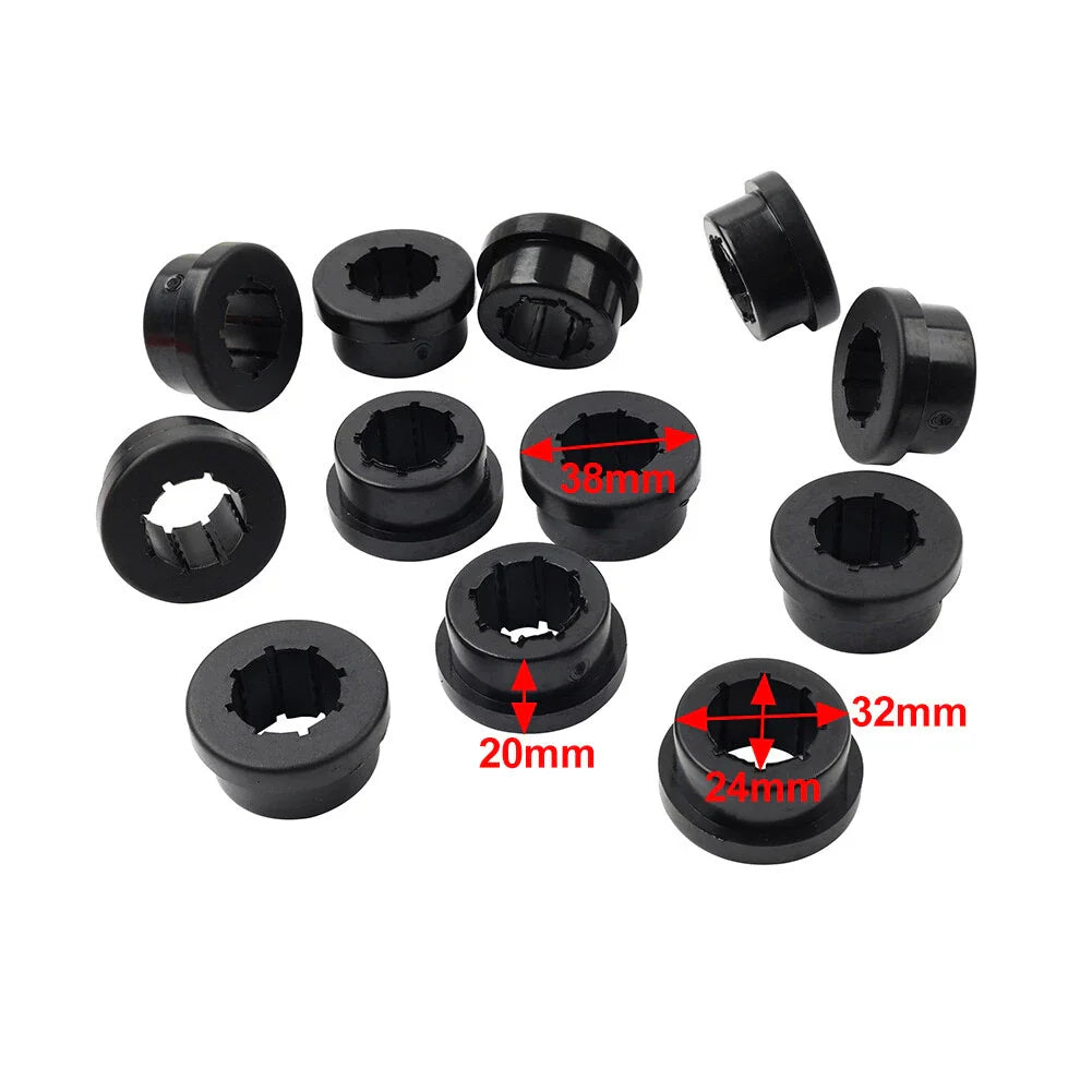 12x Red Lower Control Arm Bushings for Skunk2 EG EK DC (1992-2000)