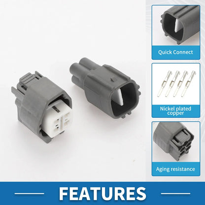 4 Pin O2 Oxygen Sensor Connector Plug for Toyota Lexus (No. 9098011028)