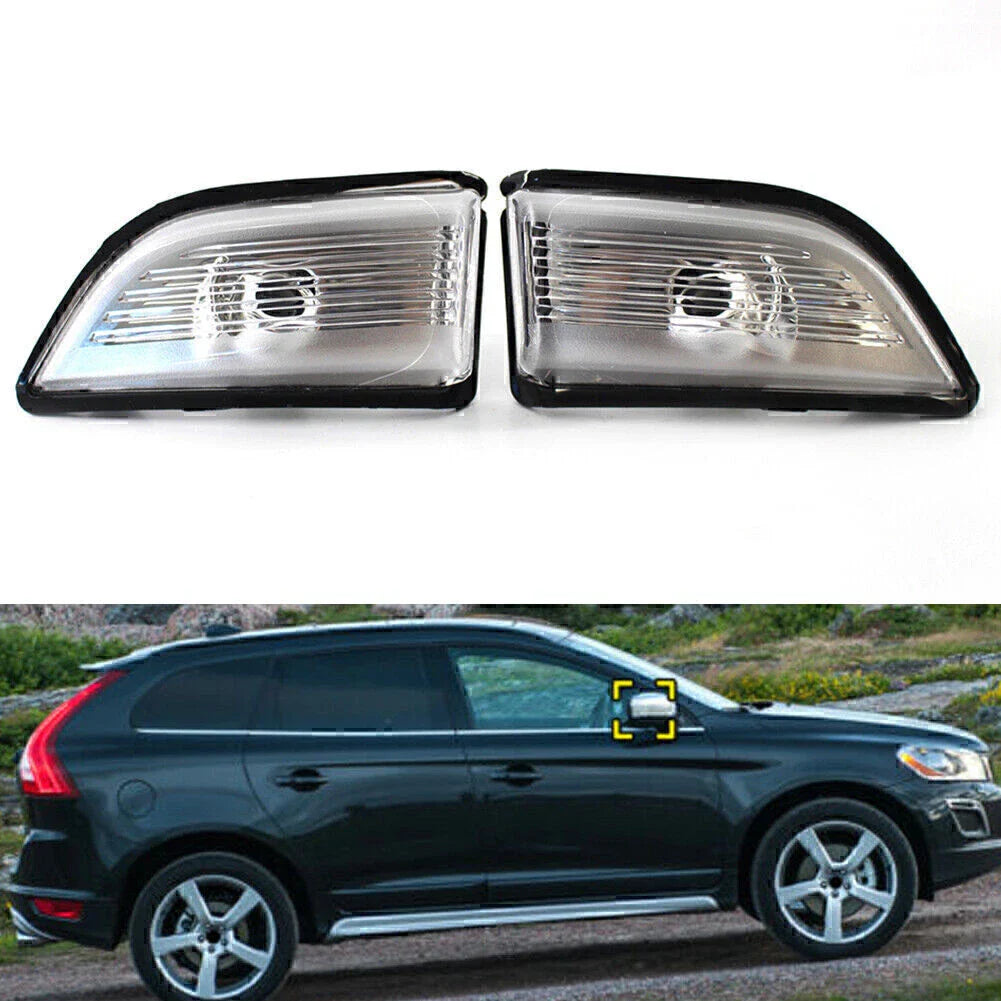 Left Right Side Wing Mirror Indicator Lamp Light for Volvo XC60 (2009-2013)