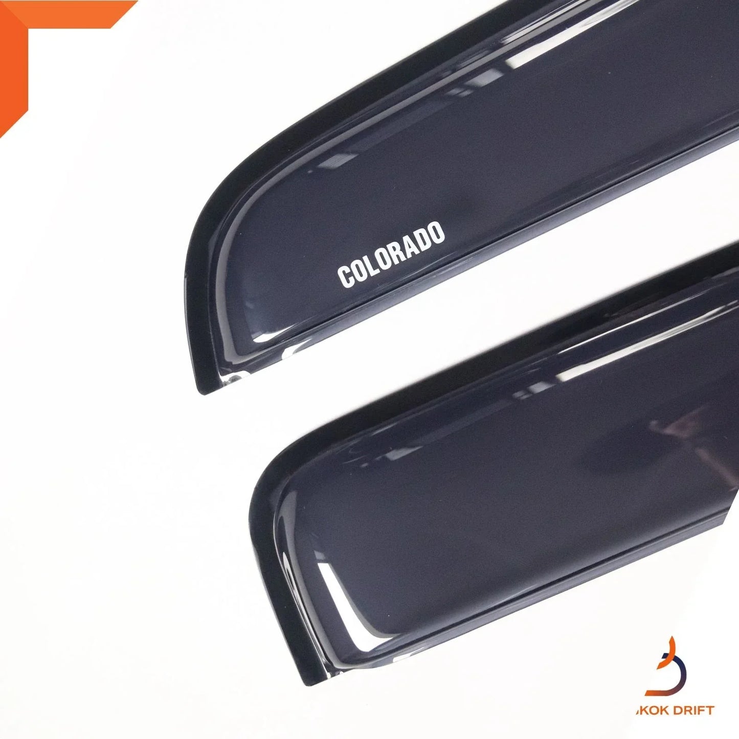 Door Visors Weathershields for Holden Colorado RC Dual Cab (2008-2012)