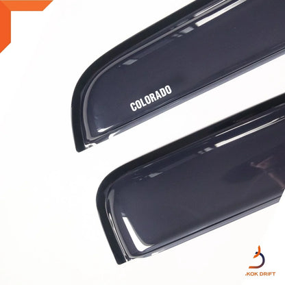 Door Visors Weathershields for Holden Colorado RC Dual Cab (2008-2012)
