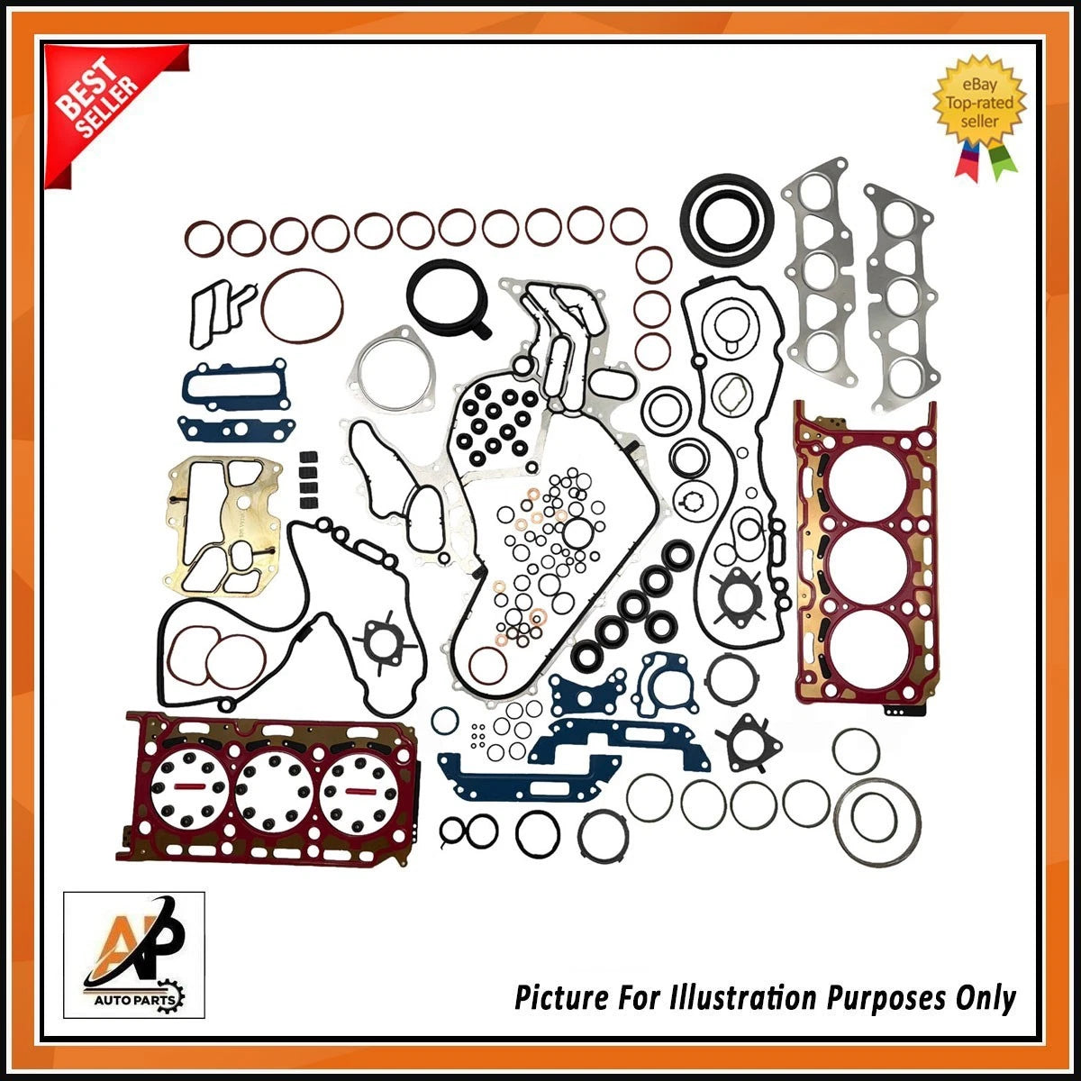 Full Gasket Set Replacement for Audi A4 A5 A6 Touareg 3.0 TDI (2010–2016)