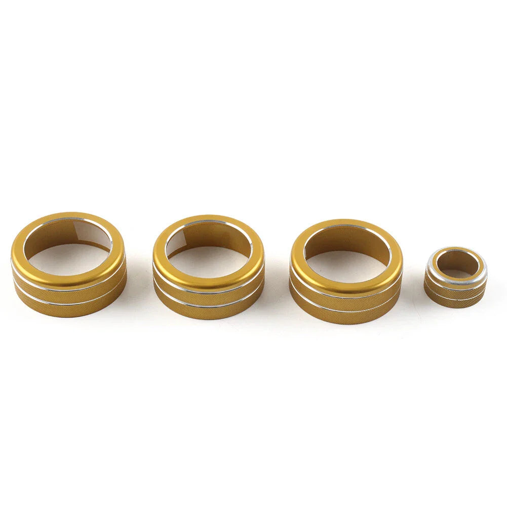 AC Climate Control Knob Ring Cover  Gold for Honda Civic 2022+